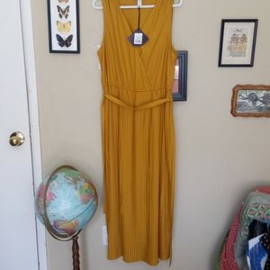 Maxi pleated dress